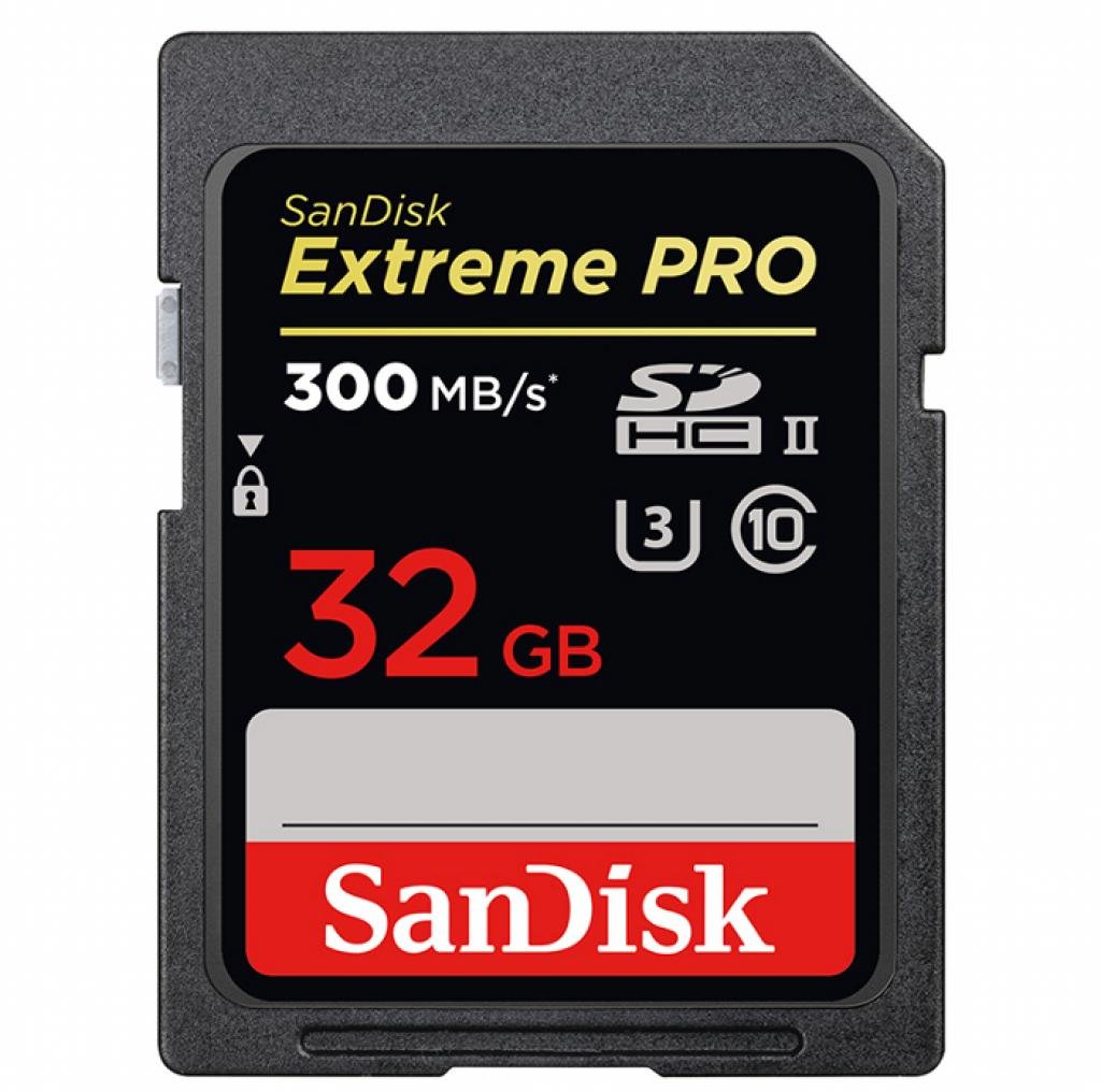 

SanDisk 32GB Sdhc Class 10 UHS-II U3 4K Extreme Pro (SDSDXPK-032G-GN4IN)