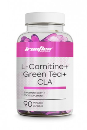 

IronFlex Nutrition L-Carnitine + Green Tea + Cla 90 Capsules