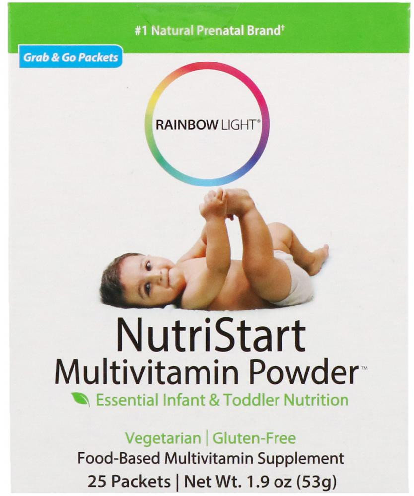 

Rainbow Light NutriStart Multivitamin Powder 25 pk box Мультивитаминный порошок для детей