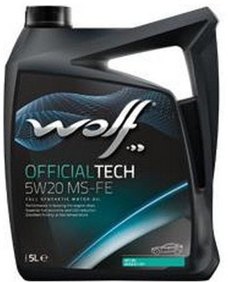 Акція на Моторное масло Wolf Officialtech 5W20 MS-FE 5л від Stylus