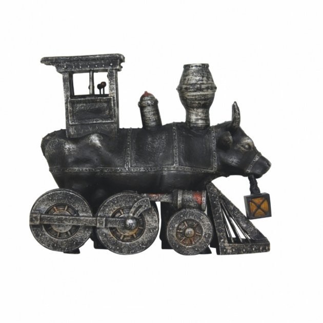 Акція на Коллекционная статуэтка Cow ParadeMoo Choo-All Aboard! Size M корова 15x5x11см (47803) від Stylus