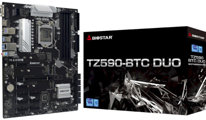 Акція на Biostar TZ590-BTC Duo від Stylus