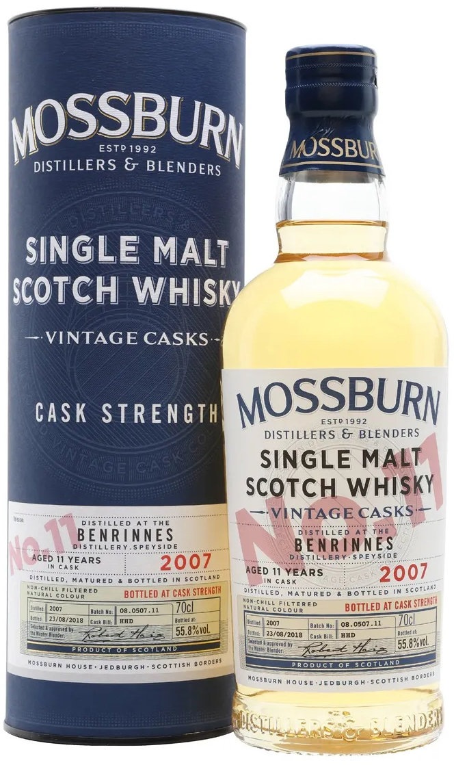 Акція на Виски Mossburn Vintage Casks No11 Benrinnes 11 YO, 55.8% 0.7л (MAR5060033847213) від Stylus