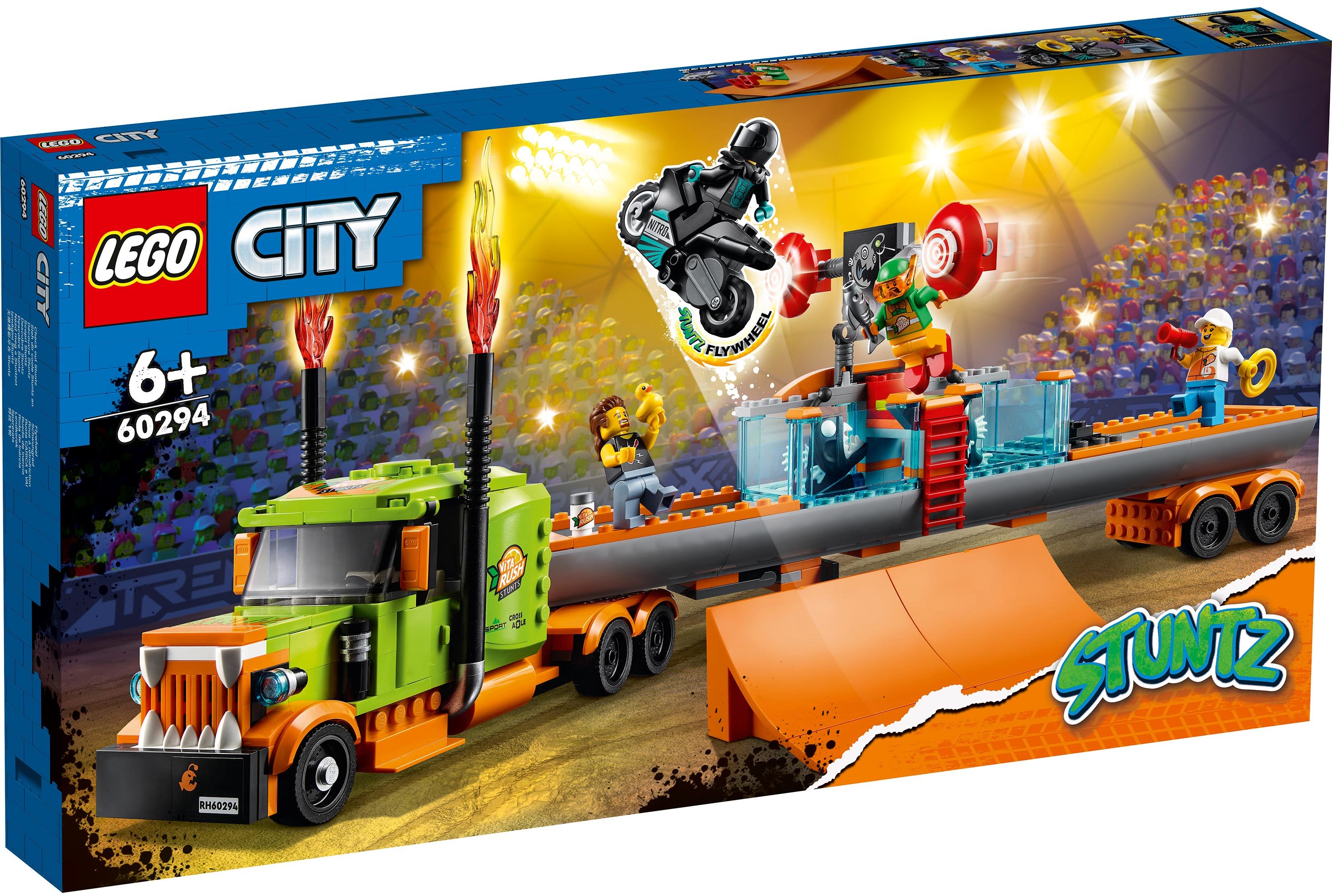 

Конструктор Lego City Грузовик для шоу каскадёров (60294)