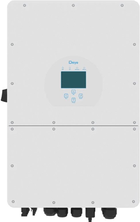 

Гибридный солнечный инвертор (hybrid) Deye SUN-12K-SG01HP3-EU-AM2, 12kW, 3 фазы, высоковольтный