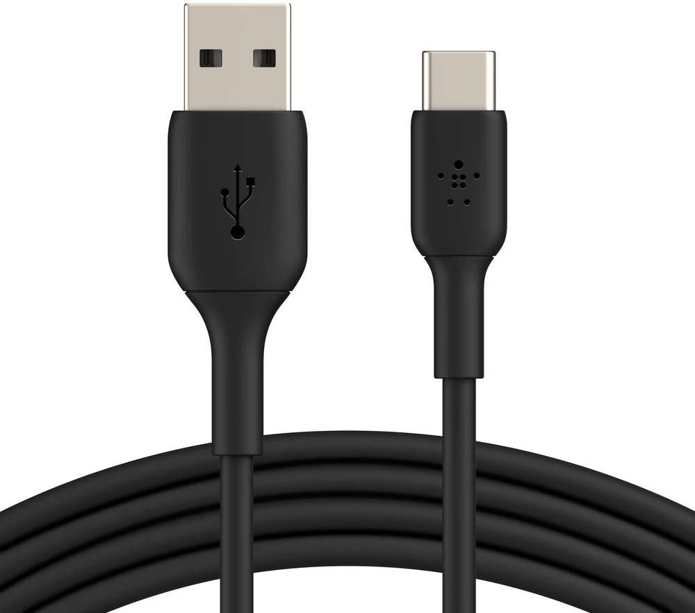 Акція на Belkin Cable Usb to USB-C Pvc 2m Black (CAB001BT2MBK) від Y.UA