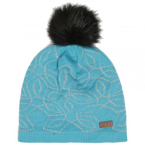 

Шапка женская Cmp Woman Knitted Hat голубая (5505038-L609)