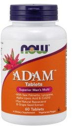 

Now Foods Adam Men's Multiple Vitamin Tablets 60 tabs