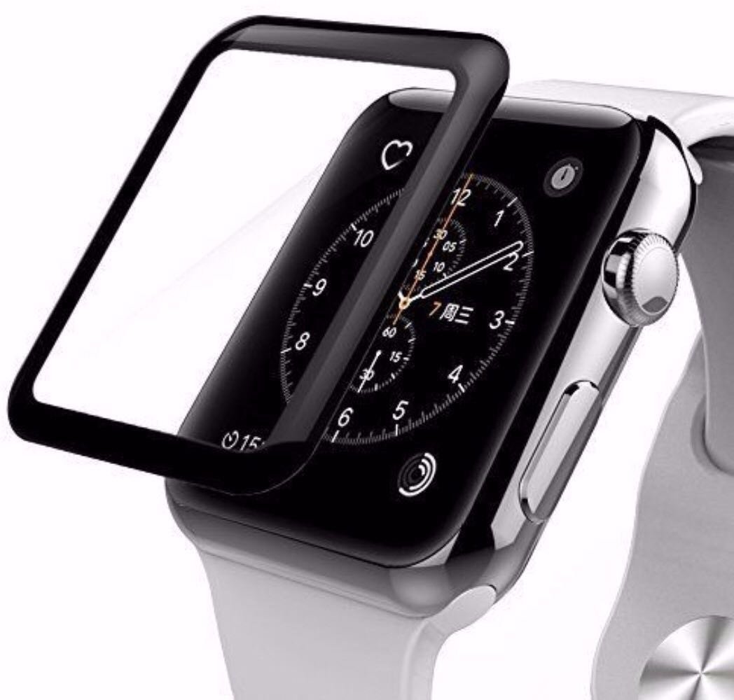 

Tempered Glass Full Cover Black for Apple Watch 42mm