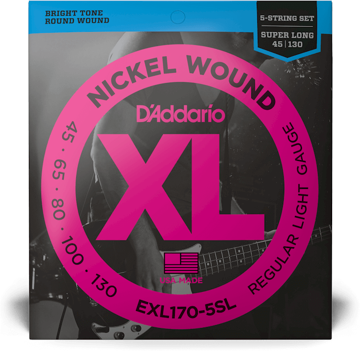 

Струны для бас-гитары D`ADDARIO EXL170-5SL
