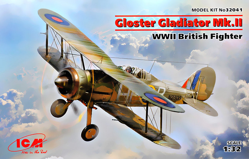 

Британский истребитель Icm Gloster Gladiator Mk.II (Вторая мировая война)