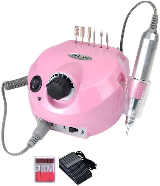 Акція на Фрезер для маникюра и педикюра Sml Nail Sander M202 Pink від Stylus