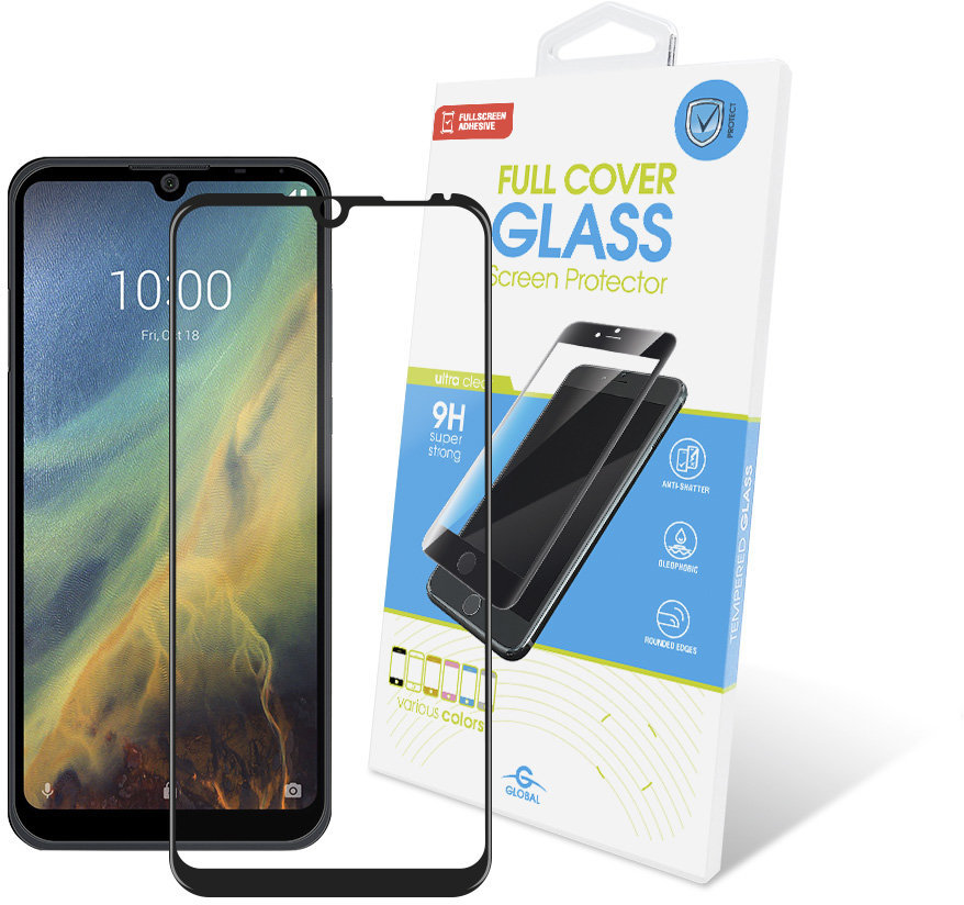 

Global Tempered Glass Full Glue Black for Zte Blade A5 2020