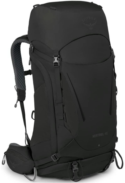 Акція на Рюкзак Osprey Kestrel 48 black - S/M - чёрный (009.3309) від Stylus