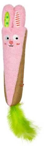 Акція на Игрушка для кошек GiGwi Rookie Hunter Кролик розовый с шуршанием текстиль бумага 38 см (2229) від Stylus