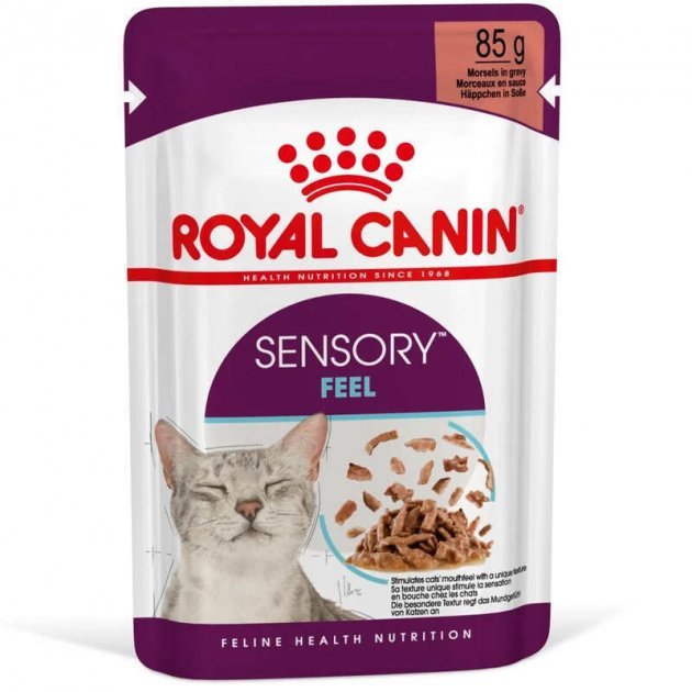 

Влажный корм Royal Canin Sensory Feel in Gravy для привередливых котов Кусочки в соусе 85 г (1519001)