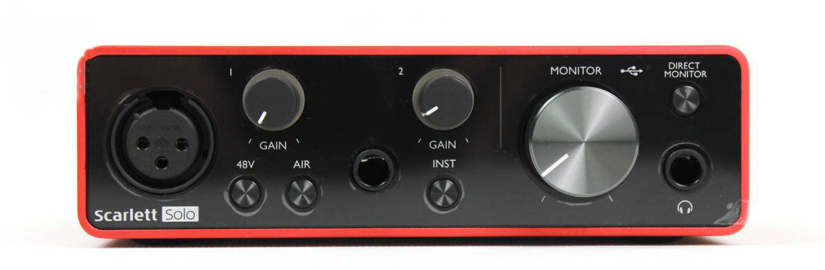 

Аудиоинтерфейс Focusrite Scarlett Solo 3rd Gen