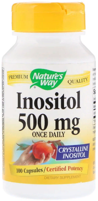 

Nature's Way, Inositol, Once Daily, 500 mg, 100 Capsules (NWY40461) Инозитол