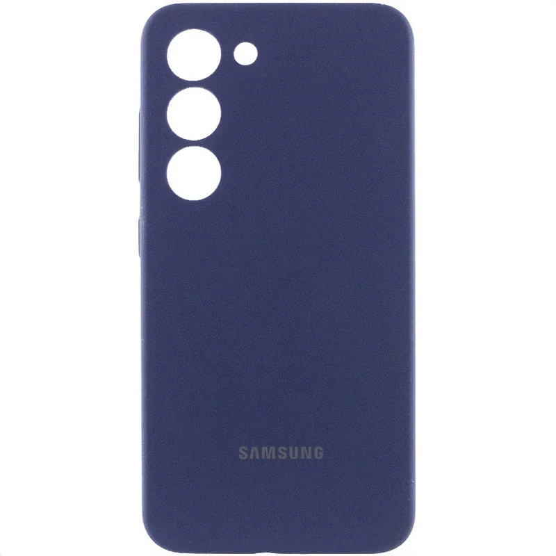 

Lakshmi Premium Silicone Case з Logo Full Camera Midnight Blue для Samsung S911 Galaxy S23