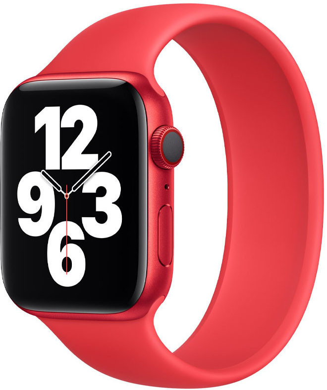 

Fashion Solo Loop Red Size 6 (156mm) for Apple Watch 42/44/45mm