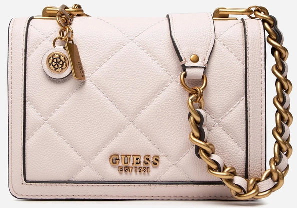 

Женская сумка кросс боди Guess Abey Crossbody Flap молочная (HWQB8558210-STO)