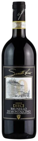 Акція на Вино Sassetti Livio Dieci Brunello di Montalcino 2007 красное сухое 0.75 л (BWT3035) від Stylus