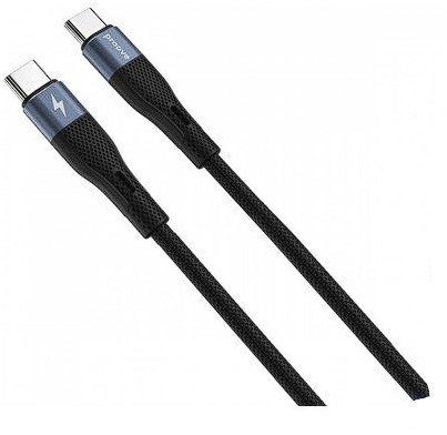 Акція на Proove Cable USB-C to USB-C Light Silicone 60W 1m Black від Stylus