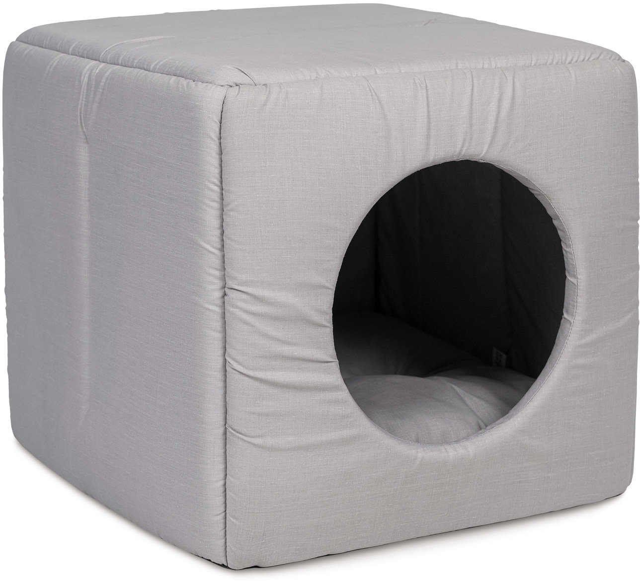 Акція на Дом-лежак Cube для котов 40x40x37 см хаки (PR241888) від Stylus