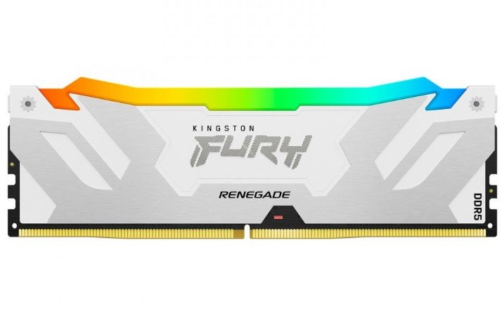 Акція на Kingston Fury 32 Gb DDR5 6400 MHz Renegade Silver/White Rgb (KF564C32RWA-32) від Stylus