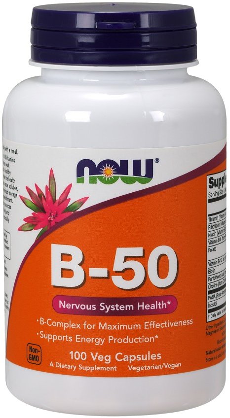 

Now Foods Vitamin B-50 mg Veg Capsules 100 caps