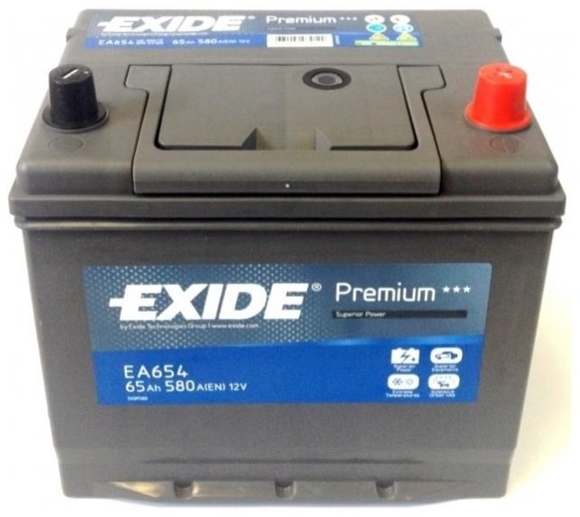 Акція на Exide Premium 6СТ-65 АЗИЯ Евро (EA654) від Stylus