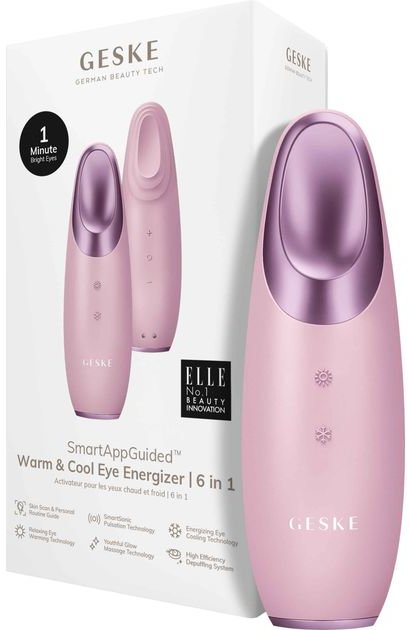 

Енерджайзер для очей Geske Warm & Cool Eye Energizer 6 в 1 Pink (GK000003PK01)