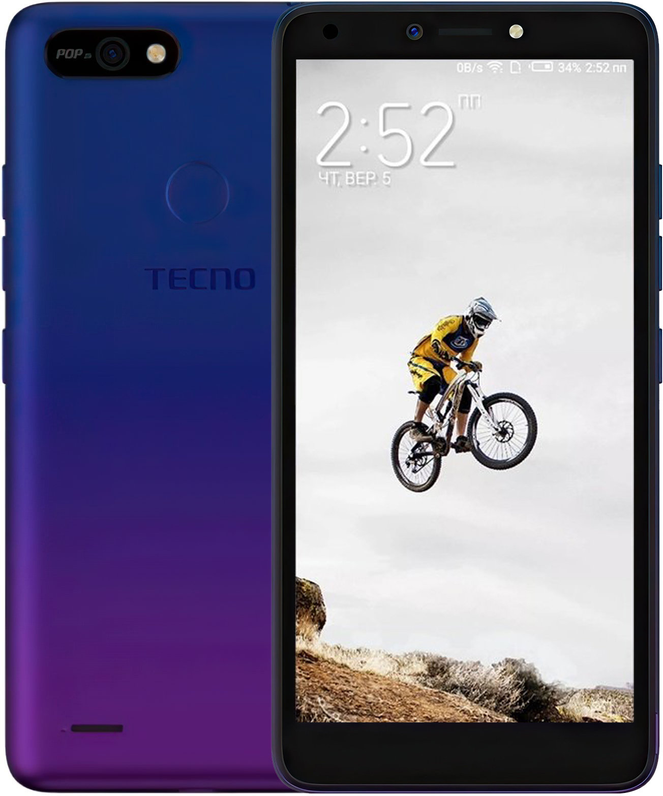 

Tecno Pop 2F (B1G) 1/16GB Dual Sim Dawn Blue (UA UCRF)