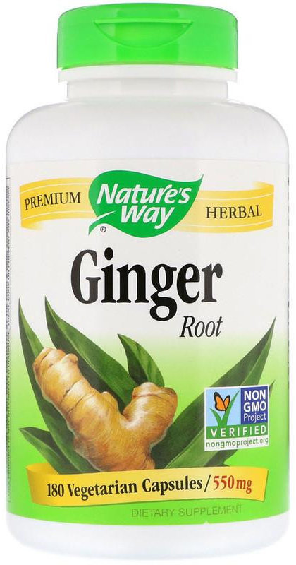 Акція на Nature's Way Ginger Root 550 mg 180 Caps Корень имбиря від Stylus