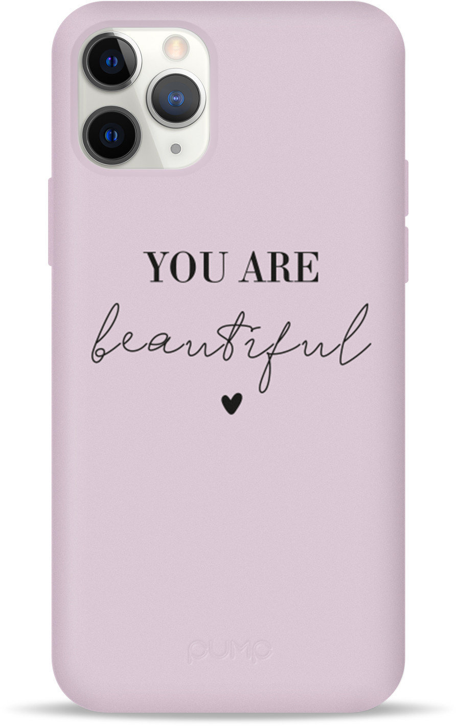 

Pump Silicone Minimalistic Case You Are Beautiful (PMSLMN11PRO-13/128) for iPhone 11 Pro