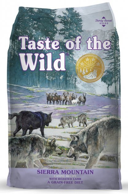 Акція на Сухой корм для собак Taste of the Wild Sierra Mountain Canine Recipe с ягненком 5.6 кг (9752-HT77) від Stylus