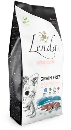 Акція на Сухой беззерновой корм для котят Lenda Kitten Poultry & Fish Grain Free Ленда с домашней птицей и рыбой 2 кг (8435578201504) від Stylus