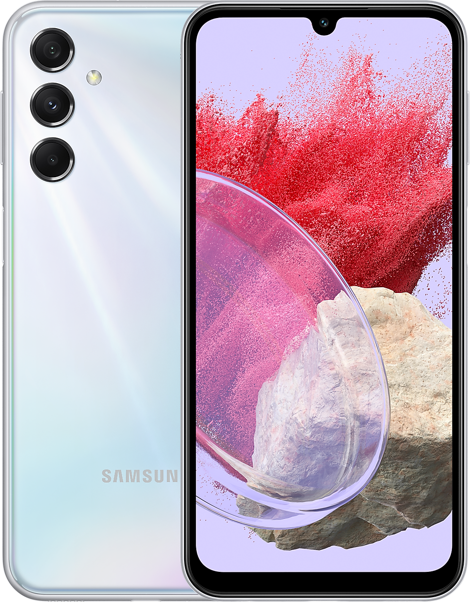 Акція на Samsung Galaxy M34 5G 8/128Gb Silver M346B (UA UCRF) від Stylus