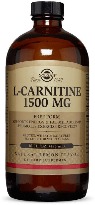 

Solgar L-Carnitine 1500 mg 16 fl oz (473 ml) Natural Lemon Flavor