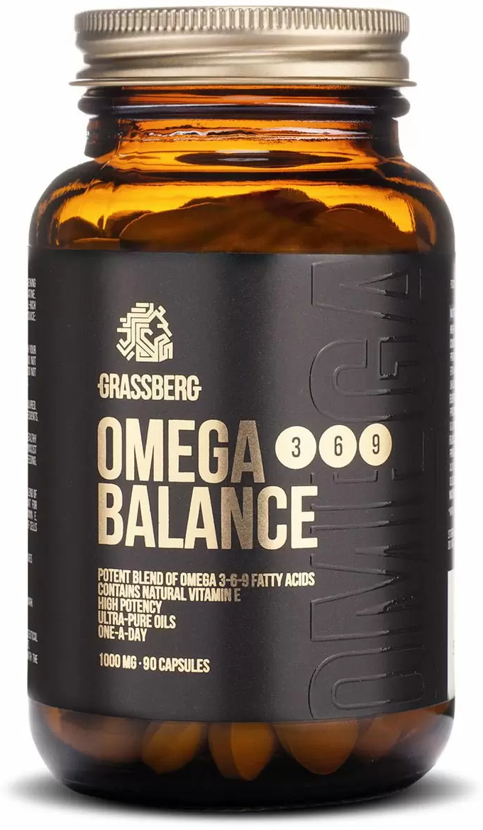 

Grassberg Omega 3-6-9 Balance 1000 mg Омега 3-6-9 90 капсул