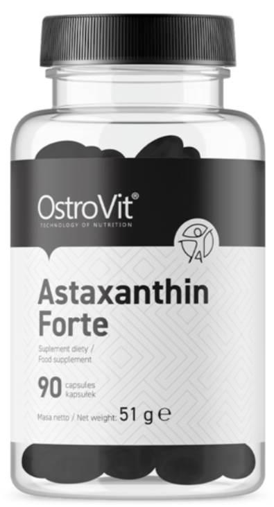 Акція на OstroVit Astaxanthin Forte Астаксантин 90 капсул від Stylus