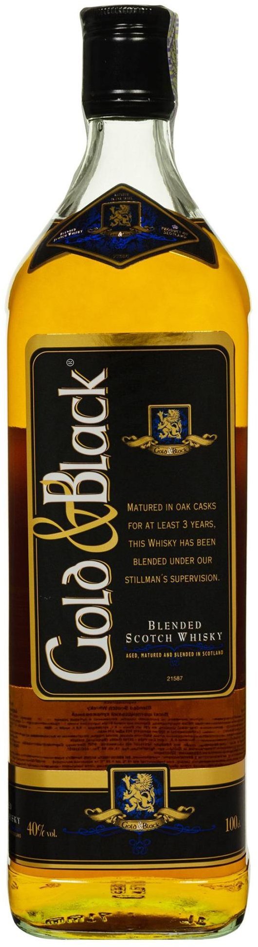 

Віскі Gold&Black Blended Scotch 40% 1 л (FSH_8410490263229)