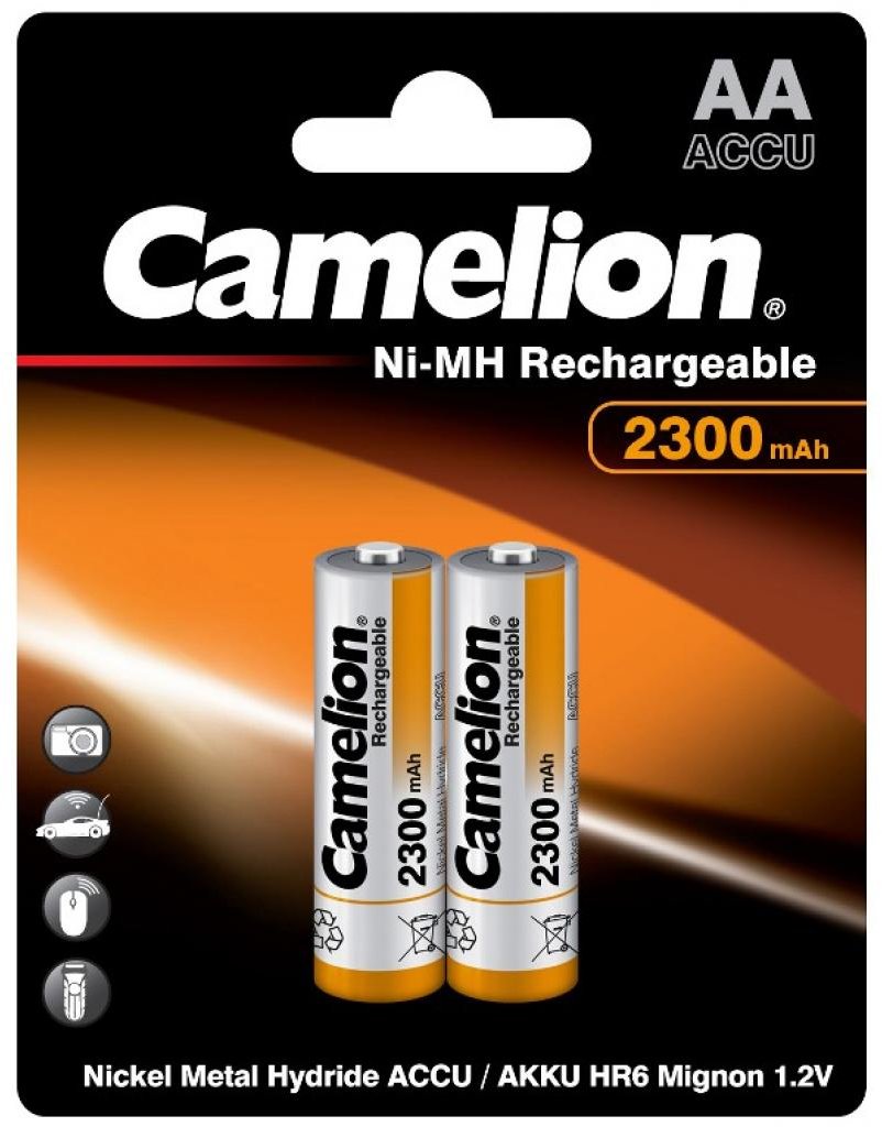 

Camelion Aa 2300mAh Ni-MH * 2 R6-2BL (NH-AA2300BP2)