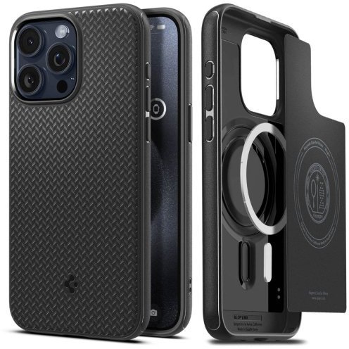 

Spigen Mag Armor MagFit Matte Black (ACS06597) for iPhone 15 Pro Max