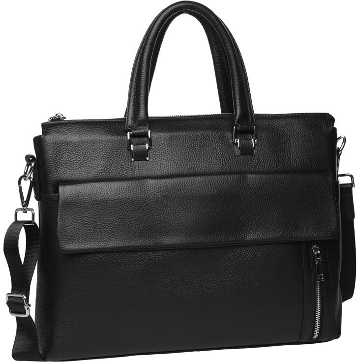 Акція на Keizer Leather Bag Black (K117614-black) for MacBook 13" від Stylus