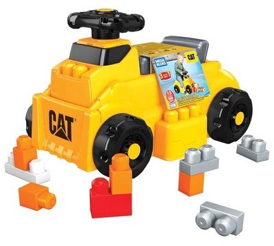 

Толокар машинка-конструктор Mega Bloks Cat Собираем кубики (HDJ29)