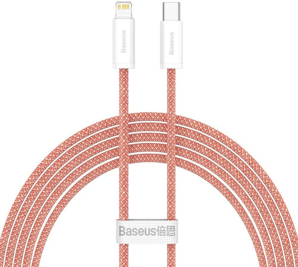 Акція на Baseus Cable USB-C to Lightning Dynamic 20W 2m Orange (CALD000107) від Stylus