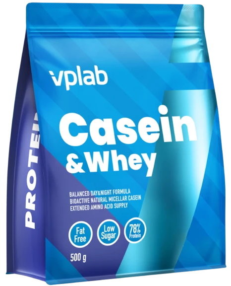 

VPLab Casein And Whey 500 g /16 servings/ Vanilla