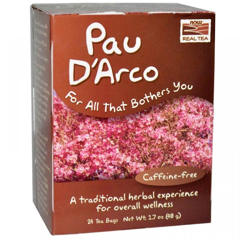 

Now Foods Pau D'Arco 24X48 g (в чайных пакетиках)