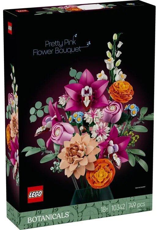 

Конструктор Lego Botanicals Милый розовый букет цветов 749 деталей (10342)